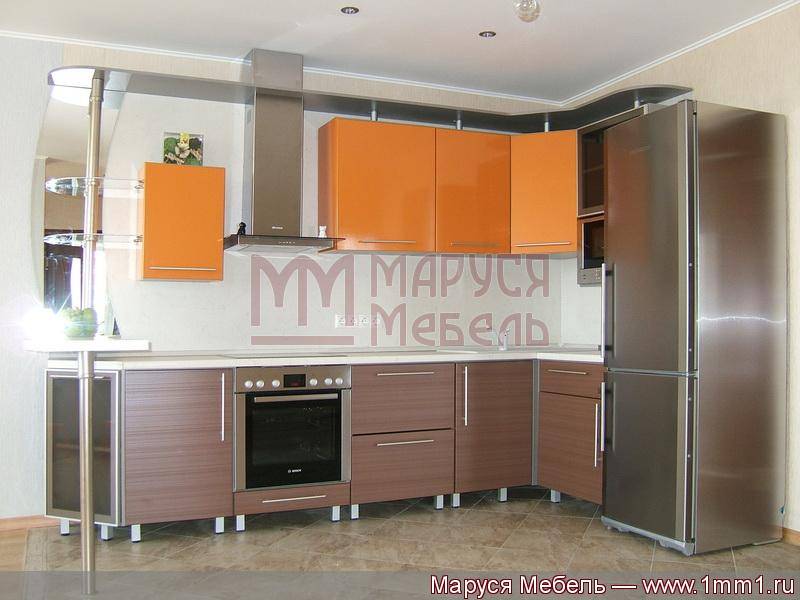 кухня угловая оранжевая в Прокопьевске