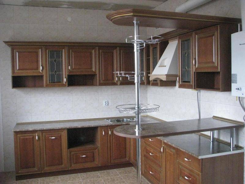 кухня угловая с барной стойкой в Прокопьевске