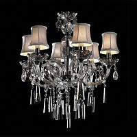 люстра md102743-6a от illuminati прозрачная/бежевая/ хром в Прокопьевске