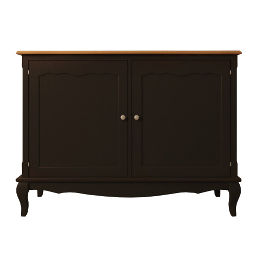 комод leontina black с дверками черный в Прокопьевске