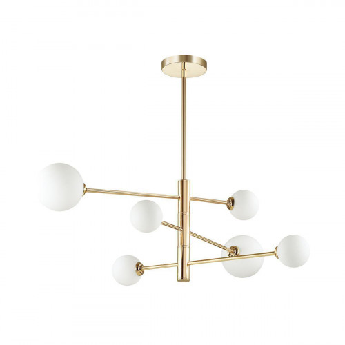 подвесная люстра lumion estelle 4418/6c белая в Прокопьевске