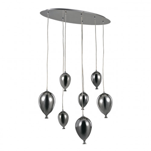подвесная люстра ideal lux clown sp7 cromo в Прокопьевске