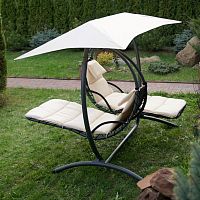 двойное подвесное кресло качели luna-concept белый в Прокопьевске