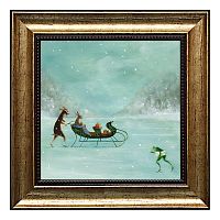 картина в раме катание на санях в Прокопьевске