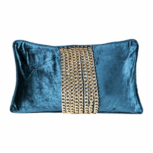 декоративная подушка disco с цепочками бирюзовый в Прокопьевске