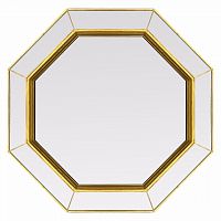 зеркало золотое венецианское восьмиугольное espresso gold в Прокопьевске