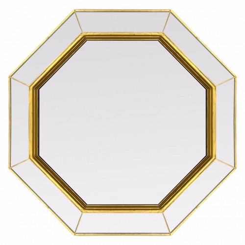 зеркало золотое венецианское восьмиугольное espresso gold в Прокопьевске