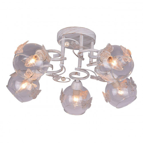 потолочная люстра arte lamp alessandra a5004pl-5wg в Прокопьевске