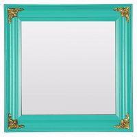 зеркало квадратное бирюзовое с золотым декором melissande в Прокопьевске