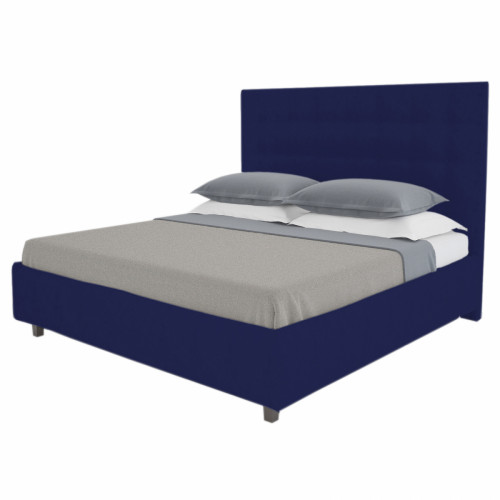 кровать подростковая 140х200 синяя royal black в Прокопьевске