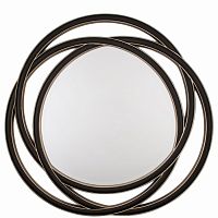 зеркало круглое черное большое диаметр 120 см round s в Прокопьевске