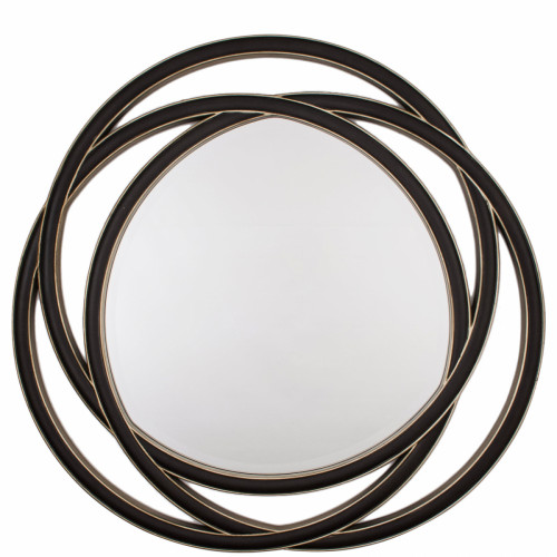 зеркало круглое черное большое диаметр 120 см round s в Прокопьевске