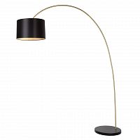 торшер дизайнерский lucide paxi black gold в Прокопьевске