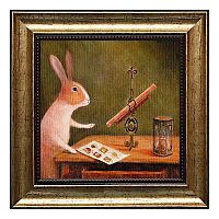 картина в раме зайка-всезнайка в Прокопьевске