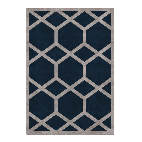 ковер ahston blue 150x220 синий в Прокопьевске