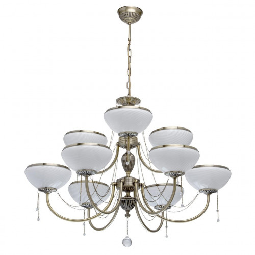 подвесная люстра mw-light фелиция 347019309 белая в Прокопьевске