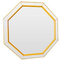 зеркало венецианское восьмиугольное желтое yellow octagon в Прокопьевске