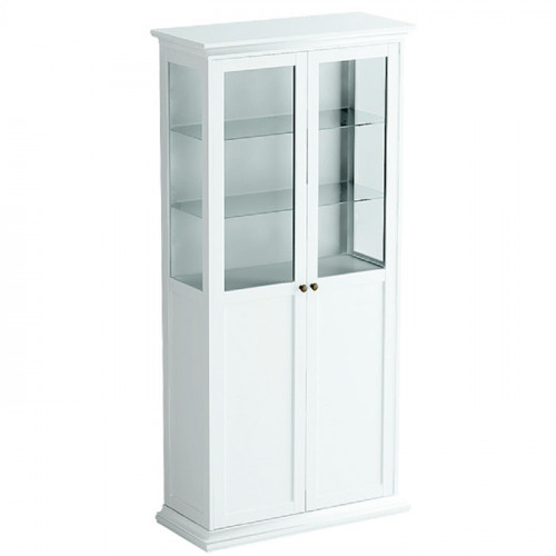 шкаф-витрина двухдверный белый в Прокопьевске