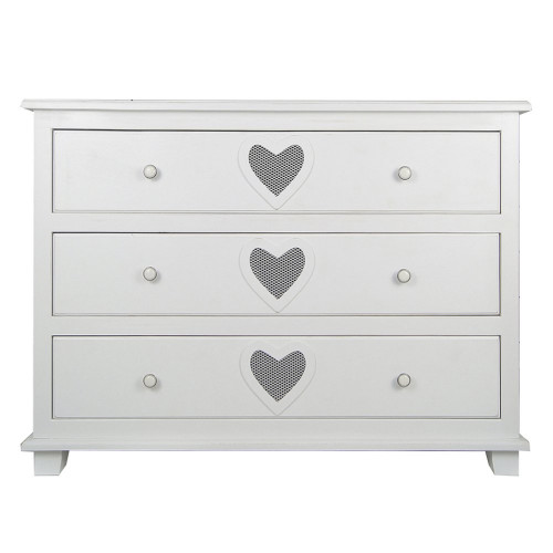 комод adelina 3 ящика белый в Прокопьевске