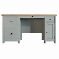 большой рабочий стол jules verne с узкой тумбой серый в Прокопьевске