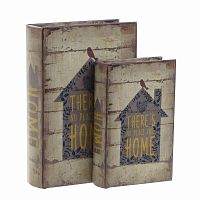 шкатулкикниги, набор из 2 шт. коричневого цвета в Прокопьевске