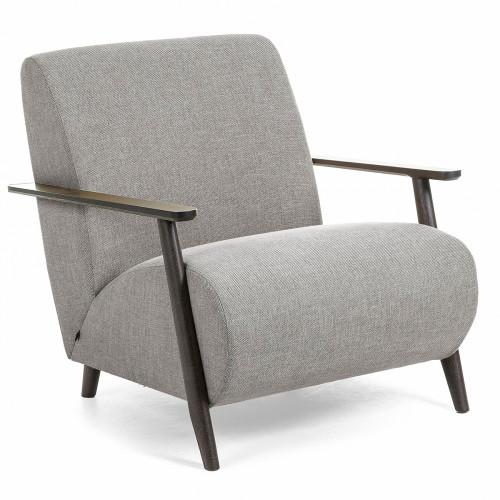 кресло marthan серое на черных ножках в Прокопьевске