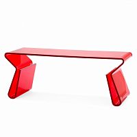 стол кофейный acrylic красный красный в Прокопьевске