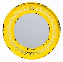 зеркало круглое металлическое желтое fiesta yellow в Прокопьевске