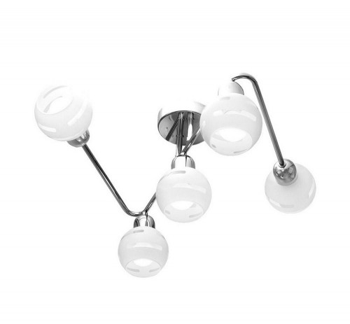 потолочная люстра idlamp agostina 361/5a-whitechrome в Прокопьевске