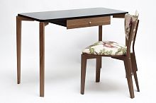 рабочий стол alfa compact с черной столешницей и 1 ящиком в Прокопьевске