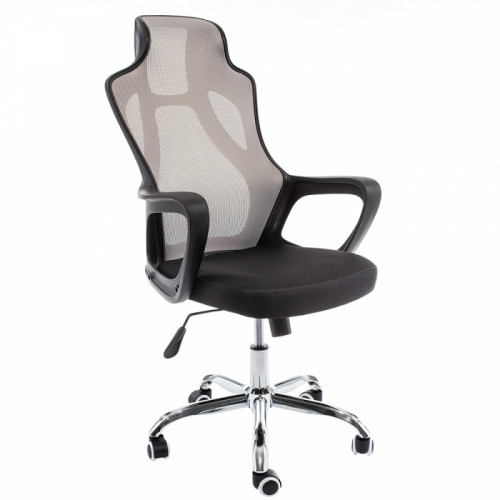 кресло компьютерное local черное-серое в Прокопьевске