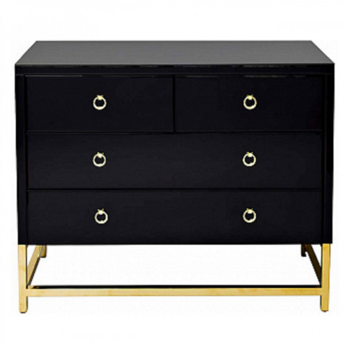 комод classic black черный, золото в Прокопьевске