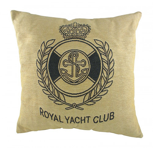 подушка с гербом королевского royal yacht club в Прокопьевске