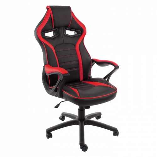 кресло компьютерное monza черное-красное в Прокопьевске