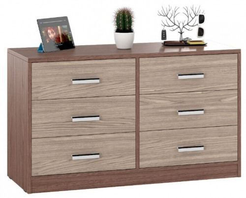 комод мд-13, цвет ясень шимо светлый/ясень шимо тёмный в Прокопьевске