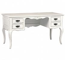 стол письменный марсель с узором, с состариванием, молочно-белый в Прокопьевске