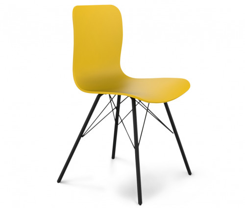 стул dsr желтый s40 (eames style) в Прокопьевске