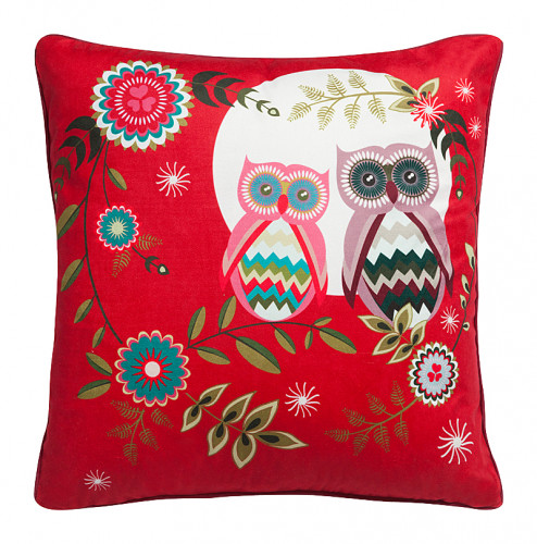 подушка с совами owl's party в Прокопьевске