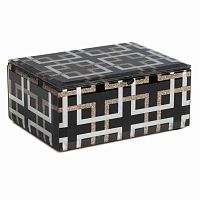 чёрная шкатулка стеклянная abbe маленькая в Прокопьевске