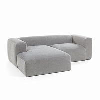 диван блок sofa двухместный левый угол серый от la forma (ex julia grup) в Прокопьевске