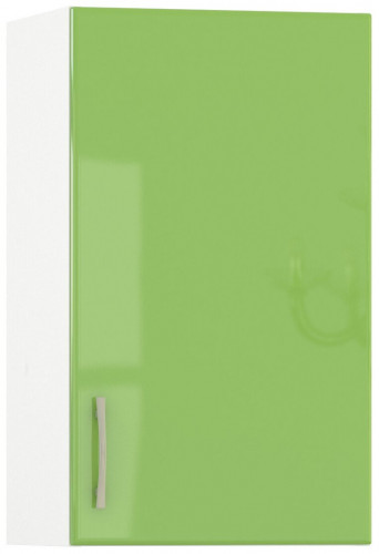 шкаф навесной 400 кухня сандра эвкалипт глянец/белый в Прокопьевске