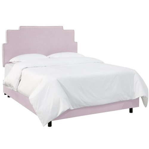 кровать двуспальная 160х200 розовая paxton lilac linen в Прокопьевске