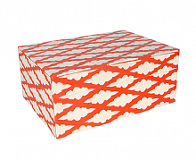 коробка декоративная белая / красная в Прокопьевске