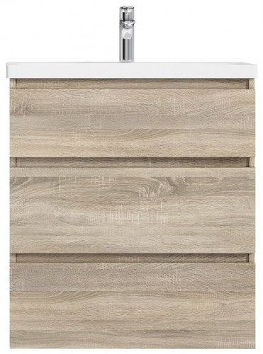 тумба под раковину am.pm gem s m91fsx0752of напольная, 75 см, 3 ящика, светлый дуб в Прокопьевске