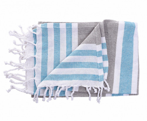 полотенце-плед синего цвета в Прокопьевске