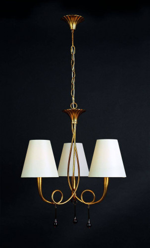 подвесная люстра mantra paola painted gold 3542 в Прокопьевске