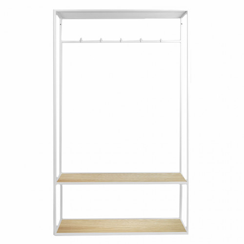 вешалка в прихожую hallra 2 white светлый дуб в Прокопьевске