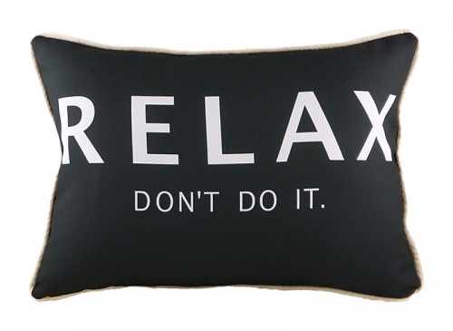 подушка с надписью relax в Прокопьевске
