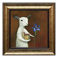 картина в раме синий ирис в Прокопьевске