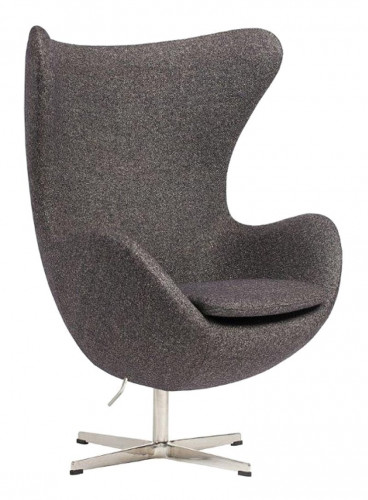 кресло egg chair кашемир серое в Прокопьевске